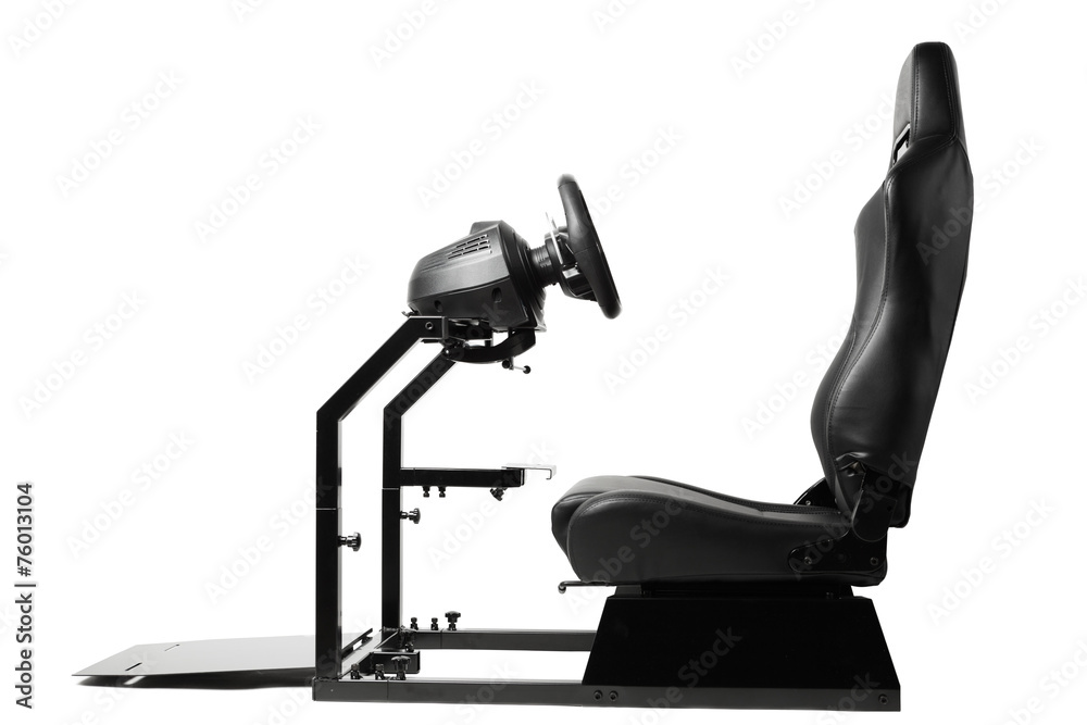 racing simulator cockpit with seat and wheel racing simulator cockpit with seat and wheel