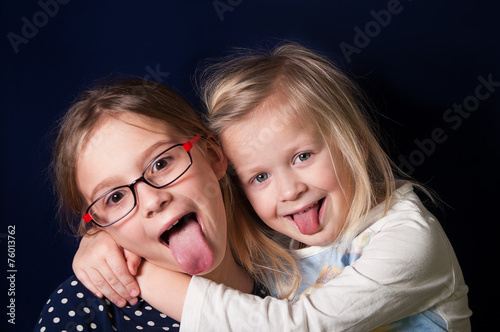 Girls Making Faces