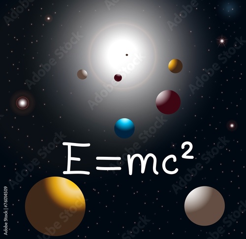 Fototapeta Naklejka Na Ścianę i Meble -  Einstein's equation