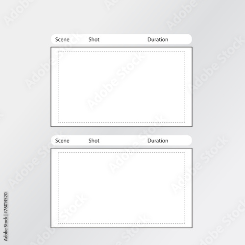 storyboard template x2 square