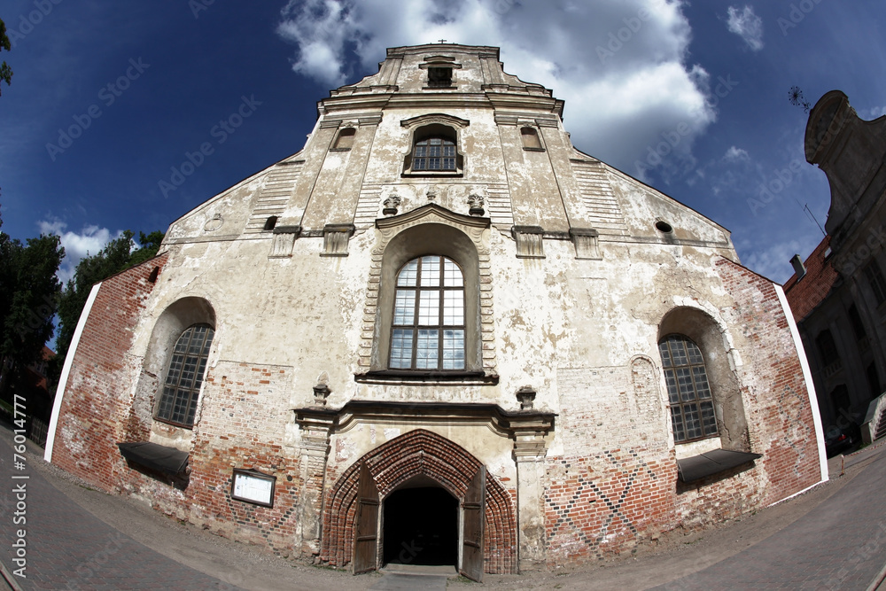 The Vilnius old church
