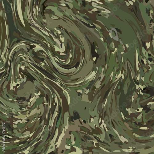 Abstract Vector Military Camouflage Background