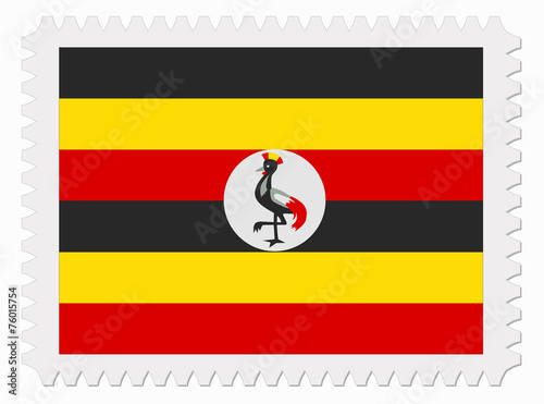 Free Download Uganda flag stamp - GFXLoad