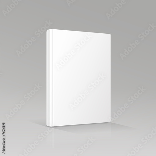 blank book cover vector illustration