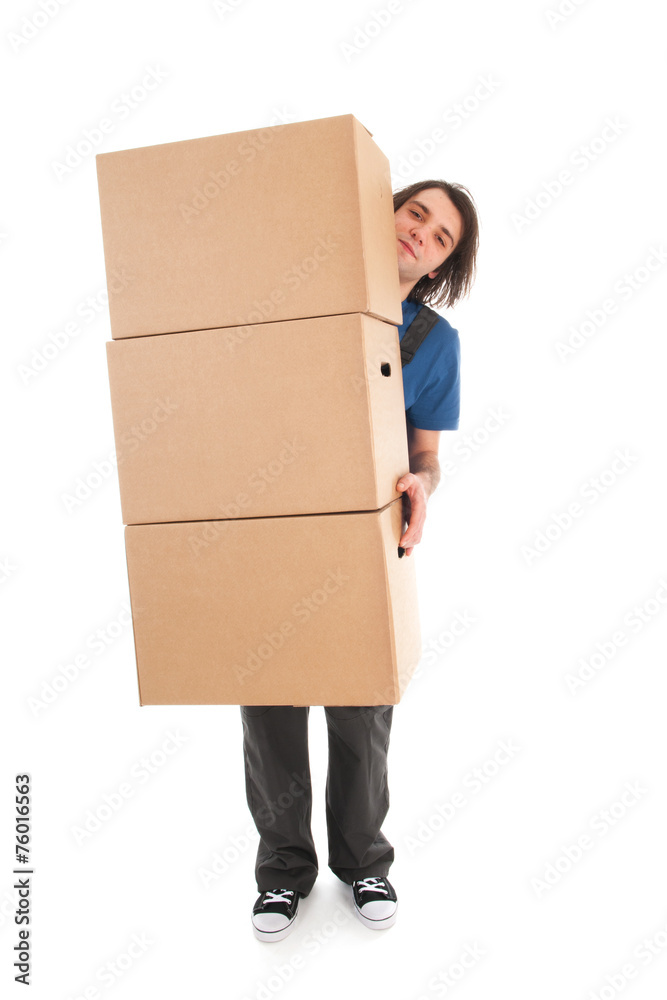 Mover with boxes Mover with boxes
