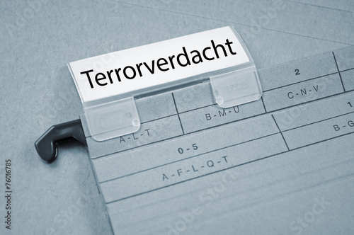 Photography Ordner mit Terrorverdacht