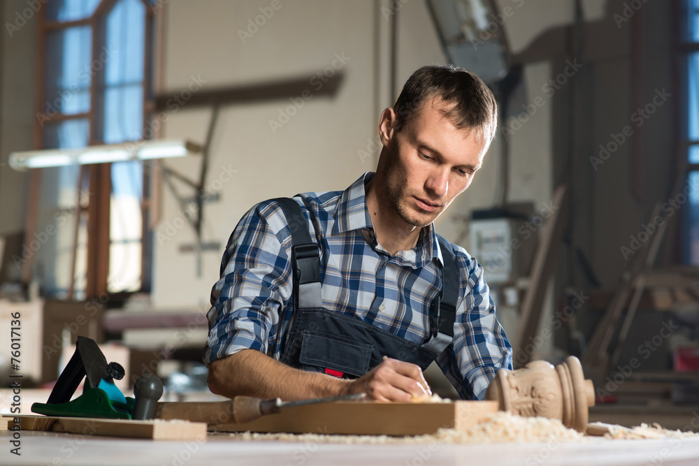 Carpenter at work Carpenter at work