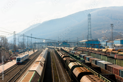 Foto Spring on Circum-Baikal Road to the south of Lake Baikal