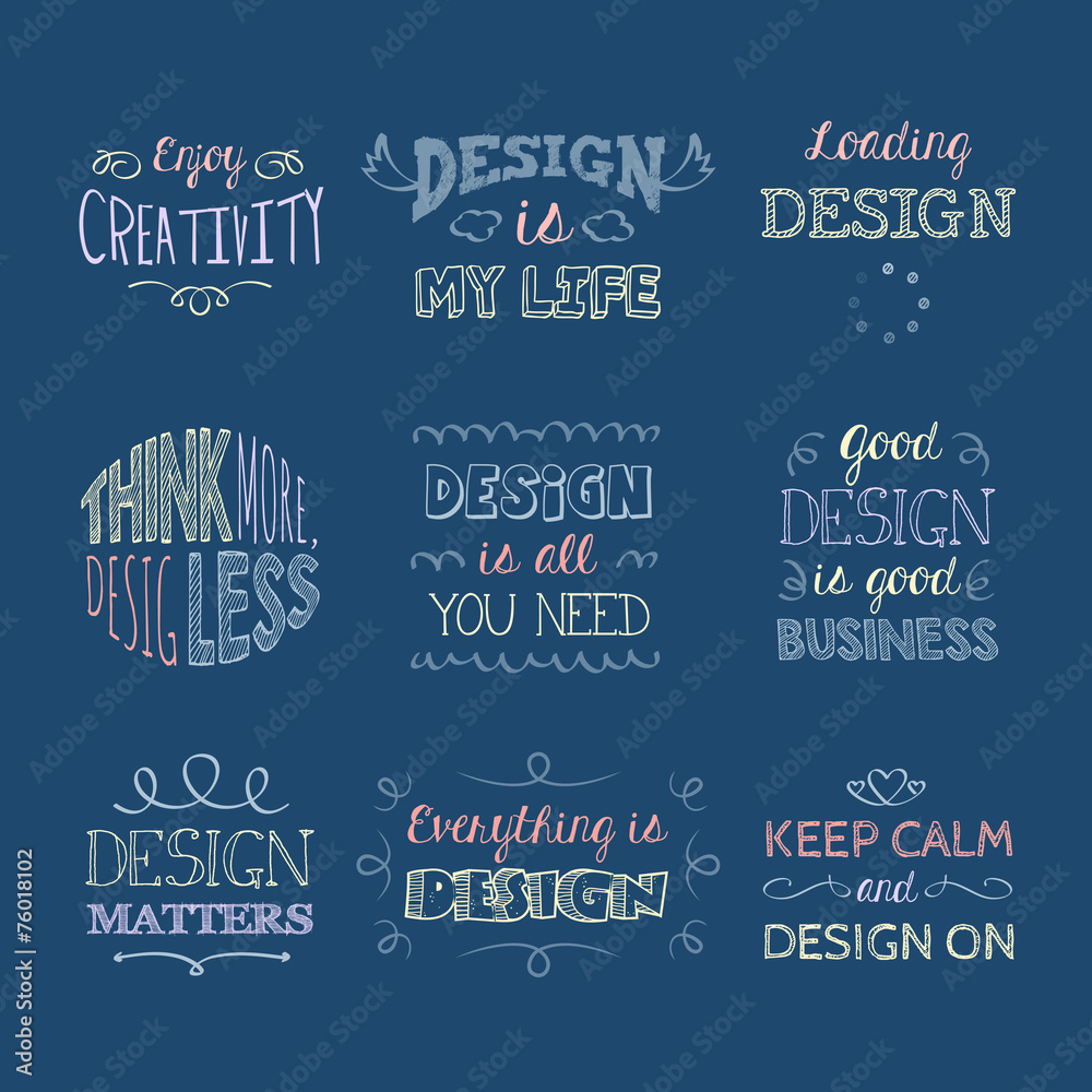 Fototapeta premium Rotulación de diseño