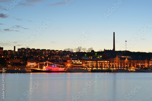Stockholm night view