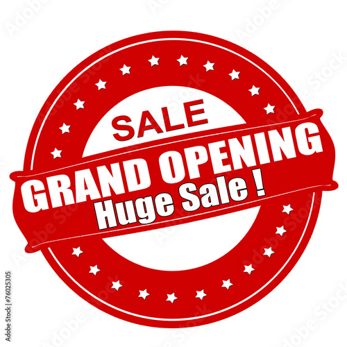 Grand opening