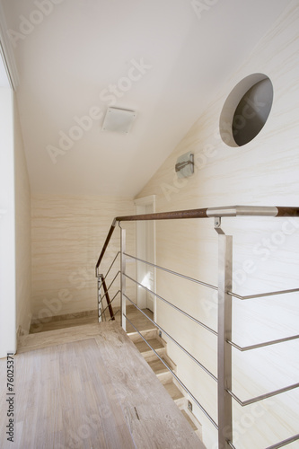 Staircase in a modern apartment