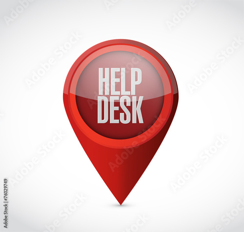 Free Download help desk locator pointer illustration - GFXLoad