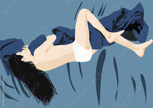 dreaming girl