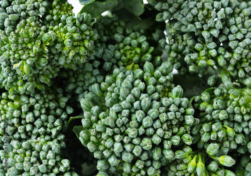 Fresh broccoli texture,close up
