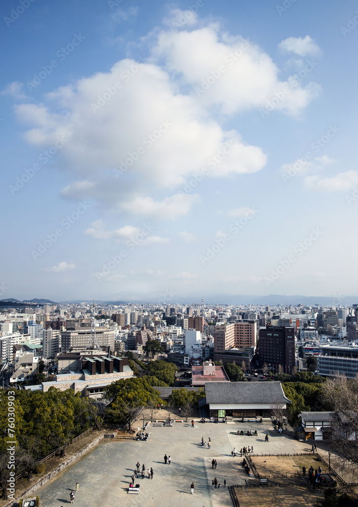 Fototapeta premium 熊本市街