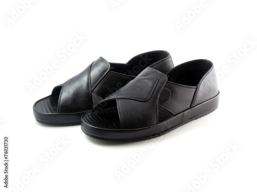 men shoes against white background