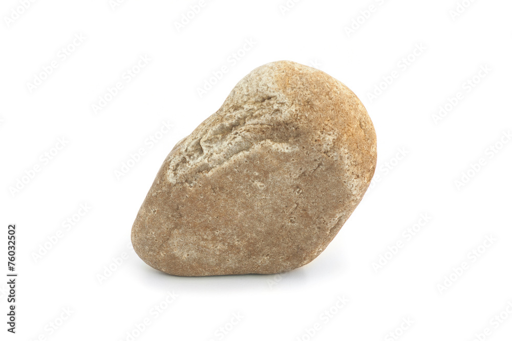 stone on white background stone on white background