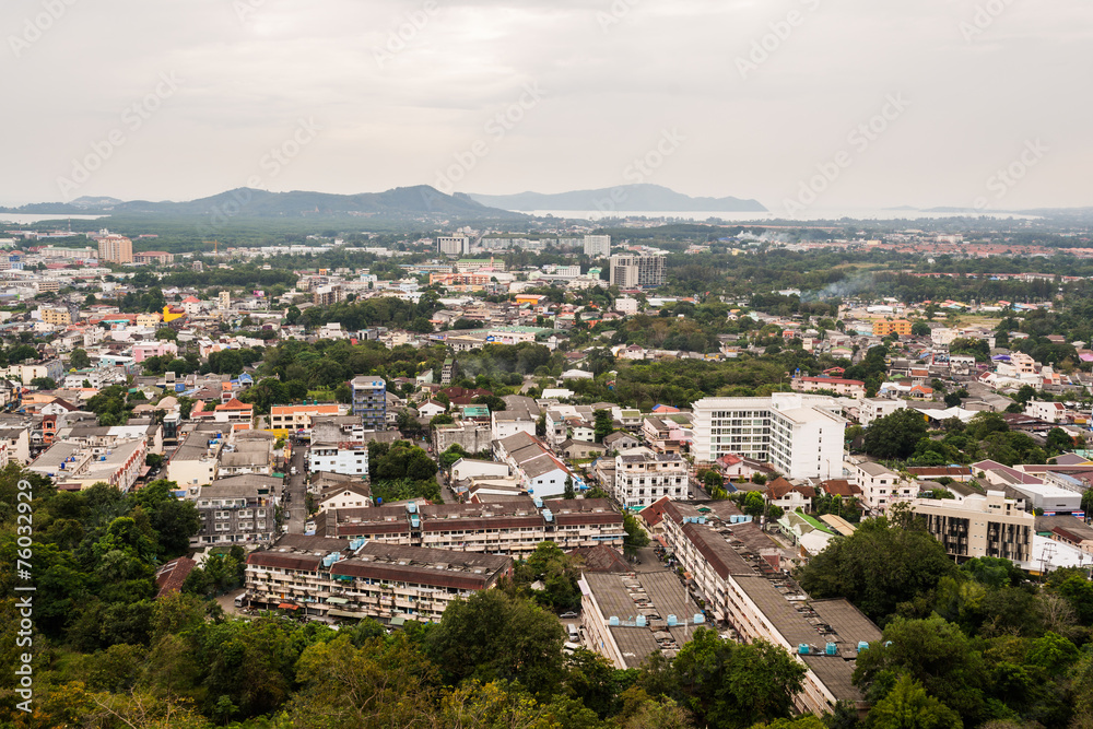 View of phuket town