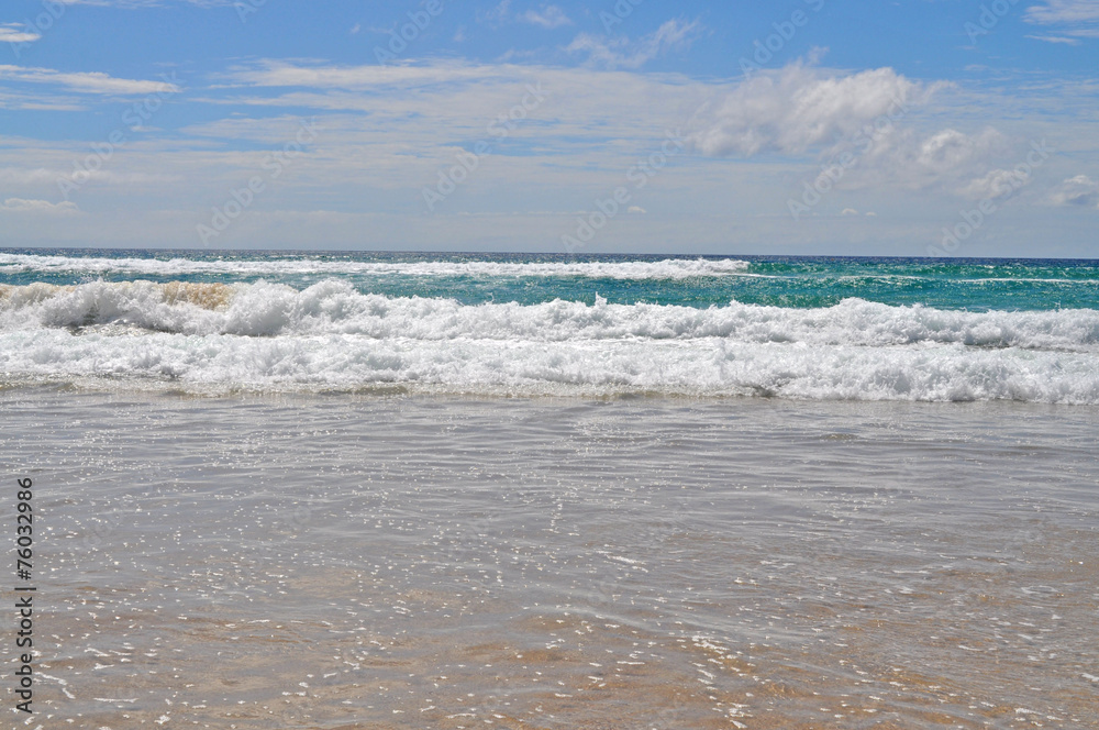 Gold Coast Beach. Iconic Australian holiday destination