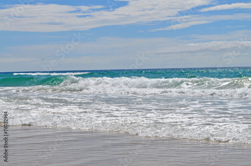 Beautiful blue ocean. Gold Coast  Queensland  Australia