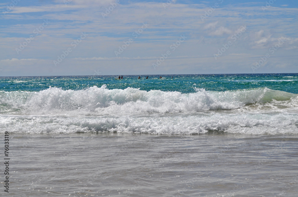 Beautiful beach. Surfers Paradise, Queensland, Australia