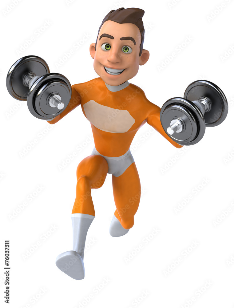 Obraz premium Fun superhero