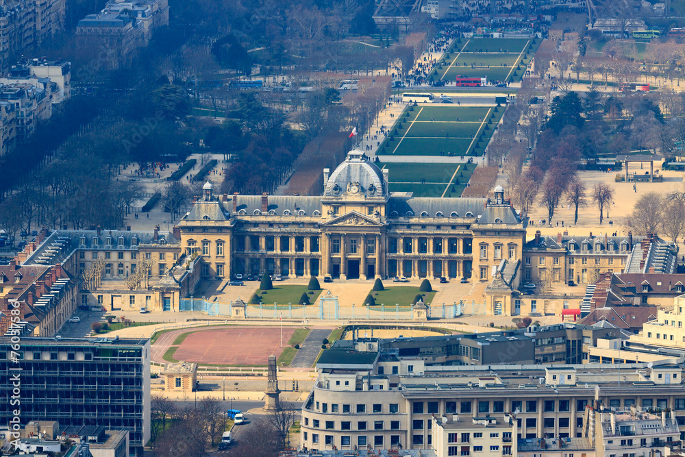 Military Academy in Paris, view from top