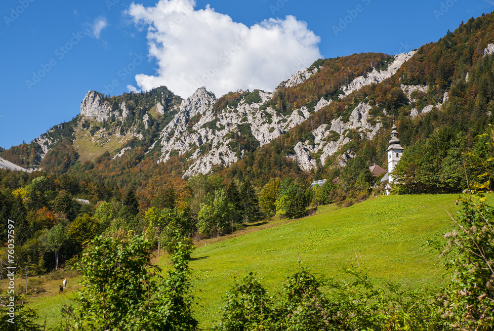 Ljubelj mountain pass, nature, Slovenia