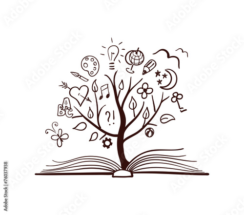 Vector tree of knowledge © germina