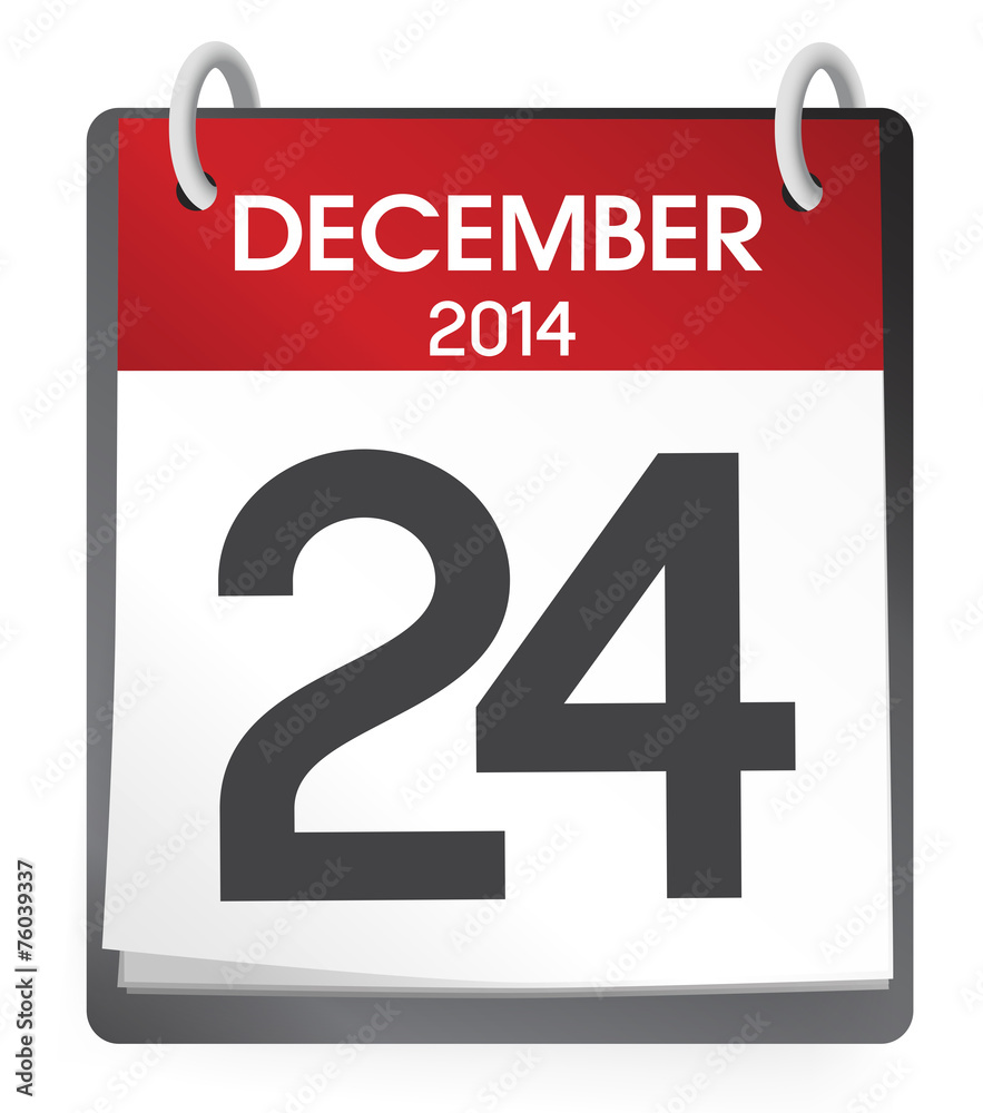 December 24th Calendar December 24th Calendar