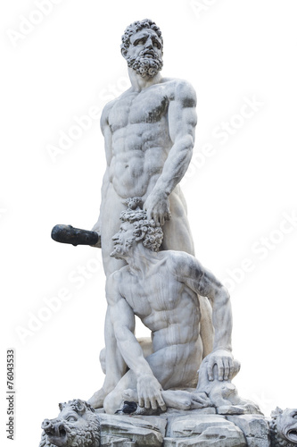 Hercules and Cacus statue at Piazza della Signoria i Florence, I