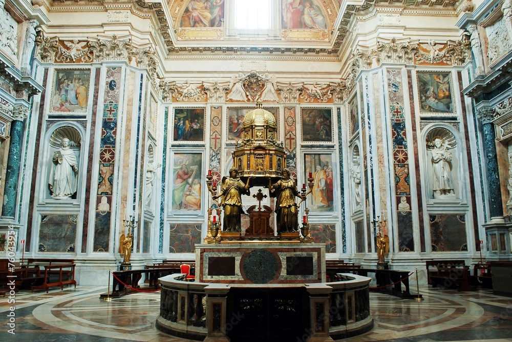 Basilica Santa Maria maggiore - Rome - inside