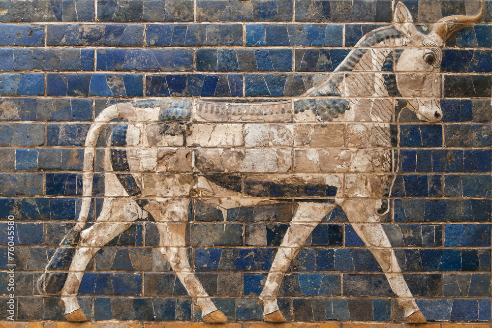 Mosaic of a Bull on the Ishtar Gate