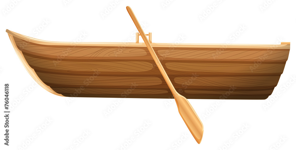 Fototapeta premium A wooden boat