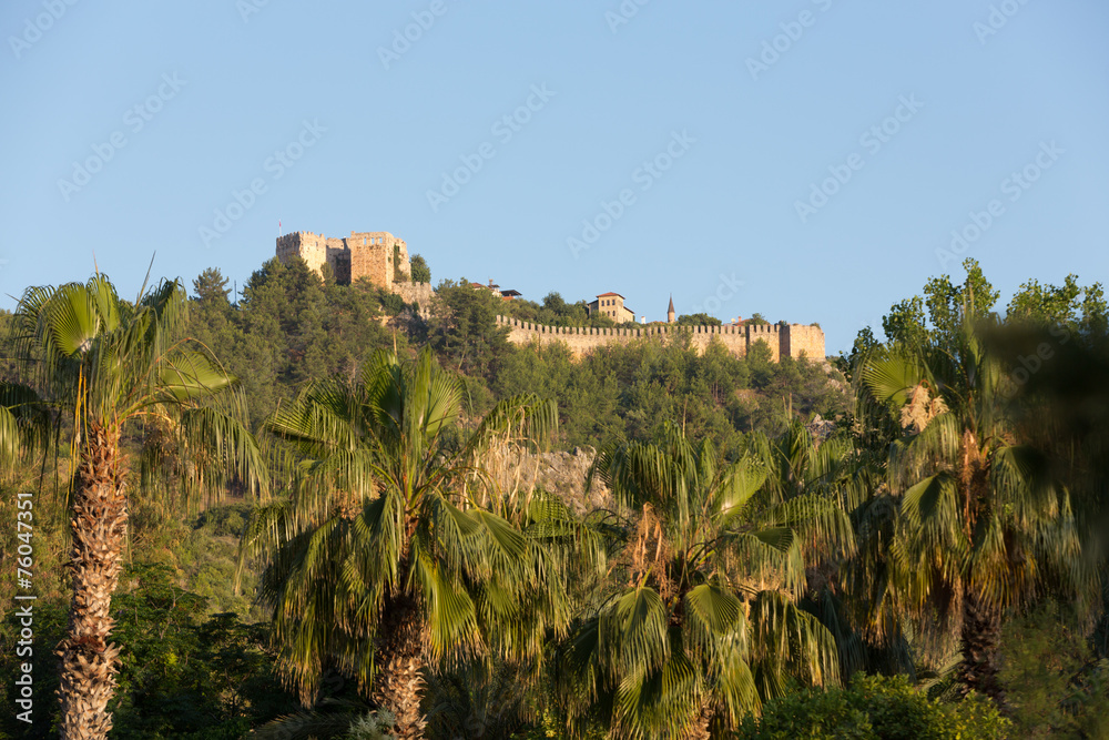 The castle in Alanya Turkey