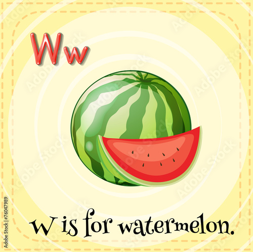 Letter W