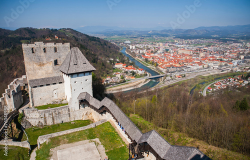 Celje castle, tourist attraction, Slovenia photo