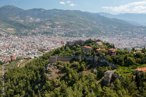 Alanya - the panoramic view of the city from the castle hill © wjarek