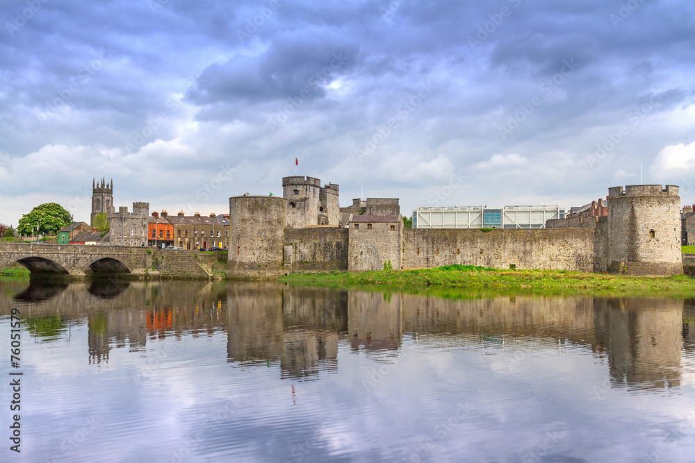 King John Castle in Limerick, Ireland