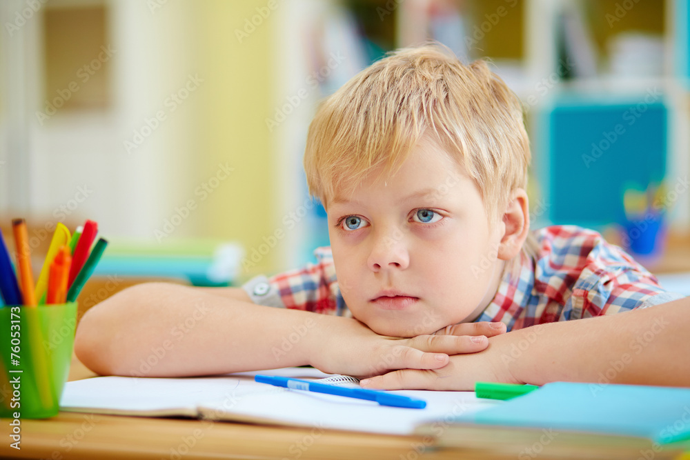 Lad at lesson Lad at lesson