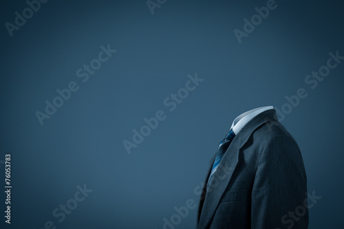 Businessman without head