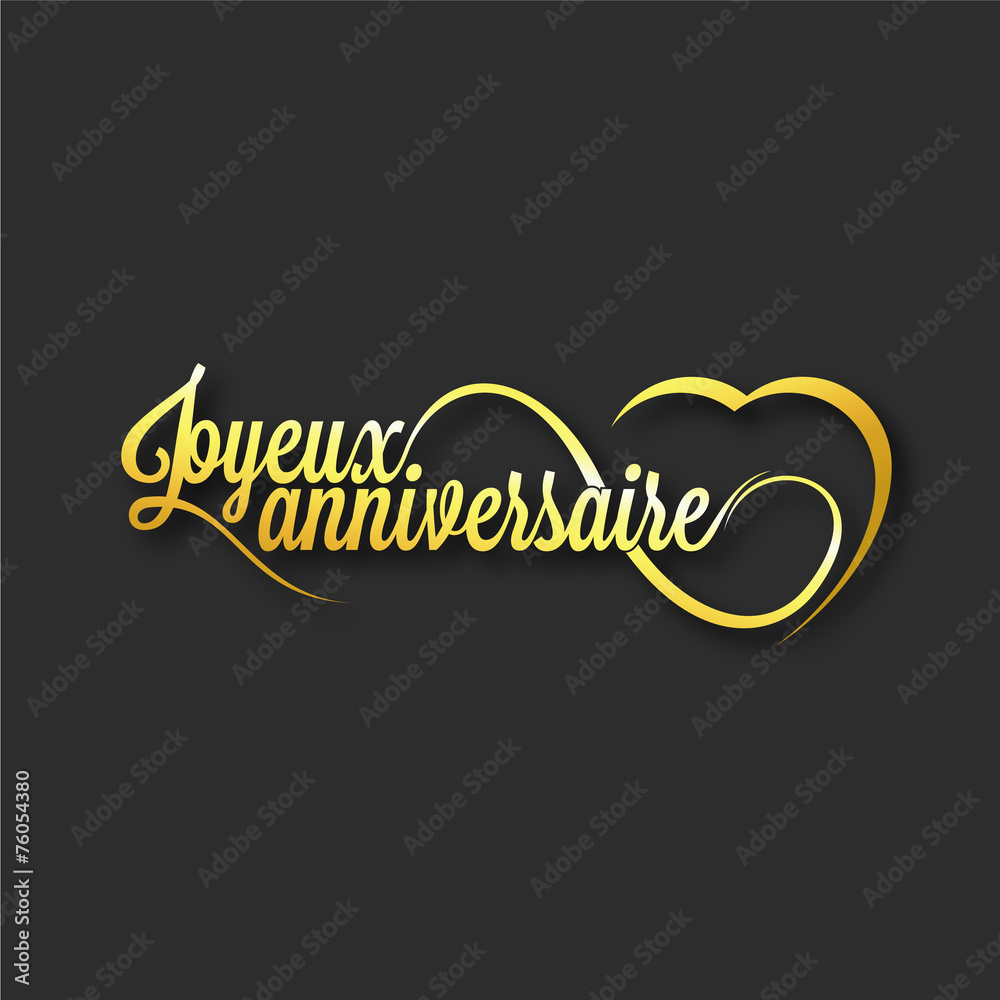 joyeux anniversaire