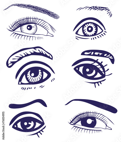drawing eyes