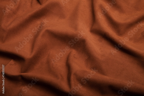 Brown suede chamois texture, fluffy and soft background texture