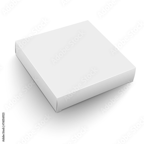 White square box template.
