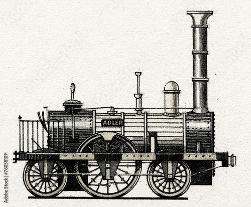 Locomotive "Adler" (Germany, 1835)