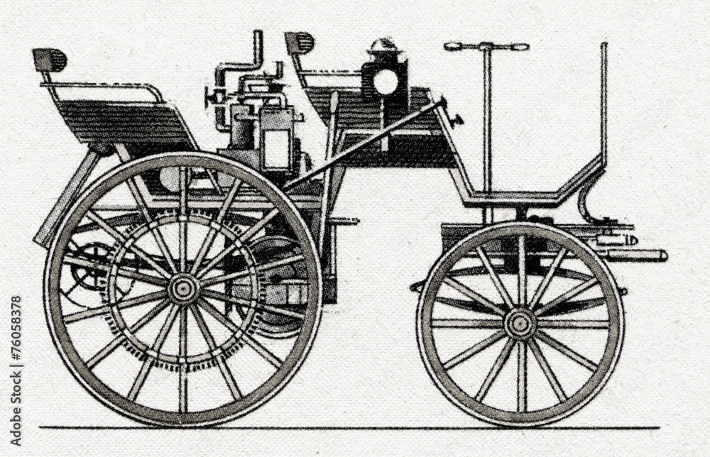 Daimler Motorized Carriage, 1886