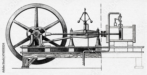 Lenoir gas engine 1860 photo