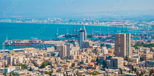 Israel's largest port on Mediterranean Sea - Haifa